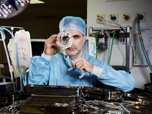 Noel Fitzpatrick with bionic frame
